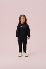 CONJUNTO DE MOLETOM COM APLICAÇÃO PEDRARIAS PETIT CHERIE