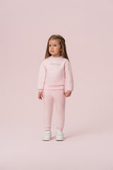 CONJUNTO DE MOLETOM COM APLICAÇÃO PEDRARIAS PETIT CHERIE