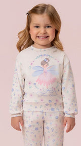 CONJUNTO DE MOLETOM EM PLUSH PETIT CHERIE
