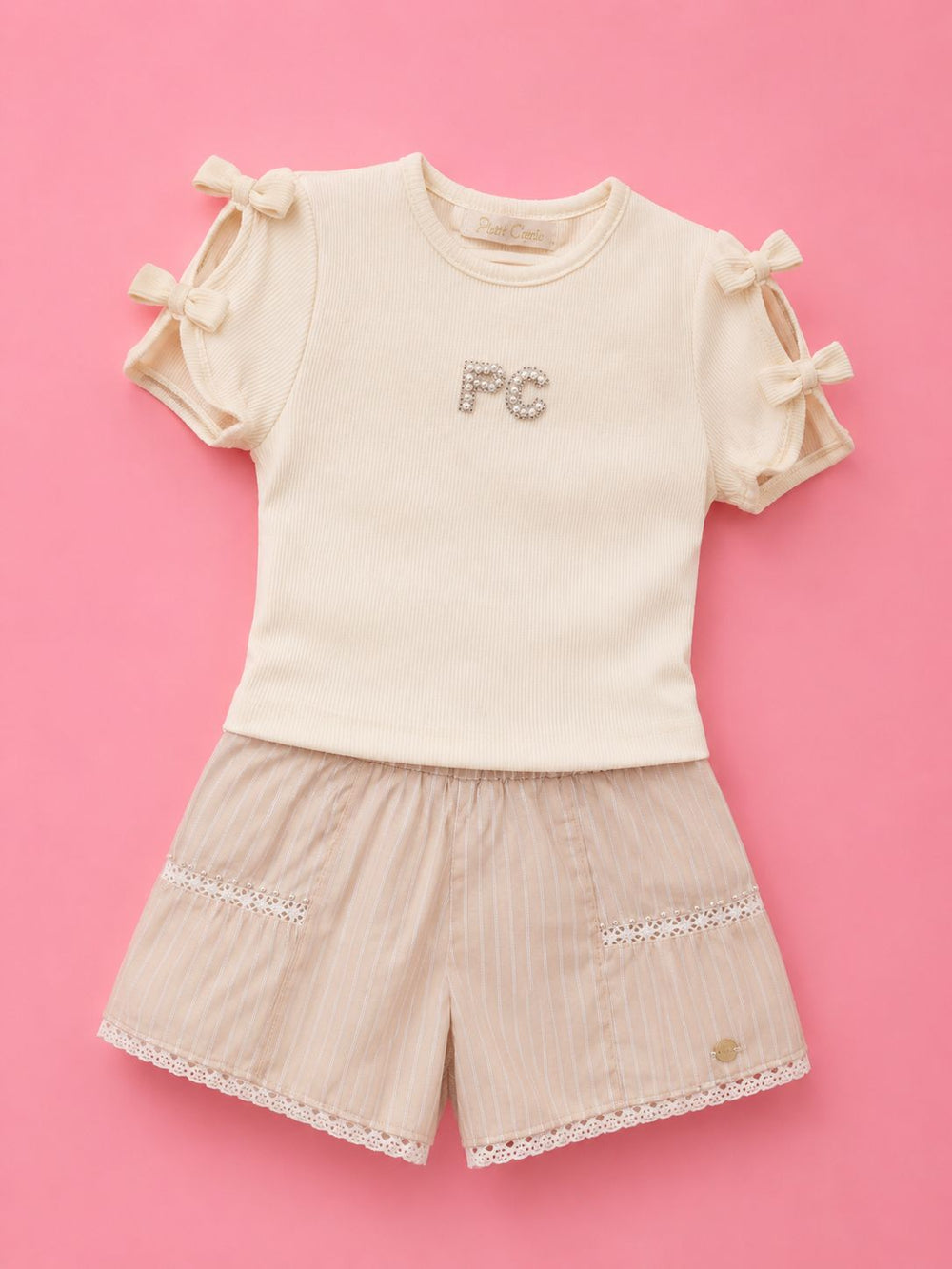 CONJUNTO PC APLICAÇÃO PÉROLA PETIT CHERIE